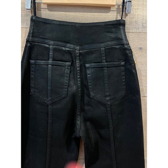 Gucci Women's Black Embellished High-Rise Studded Skinny Jeans Size 25 - Picture 8 of 13